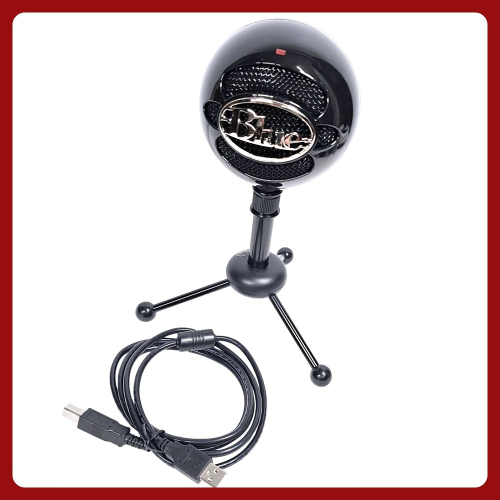 Blue Microphones Snowball USB Microphone‎ Black Gloss Mic SZ OS